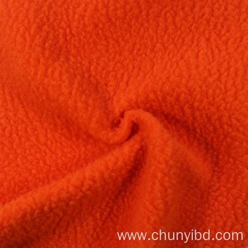 Hot Selling 100% Polyester Soft Handfeeling Plain Durable Berber Fleece For Coat and Jackect